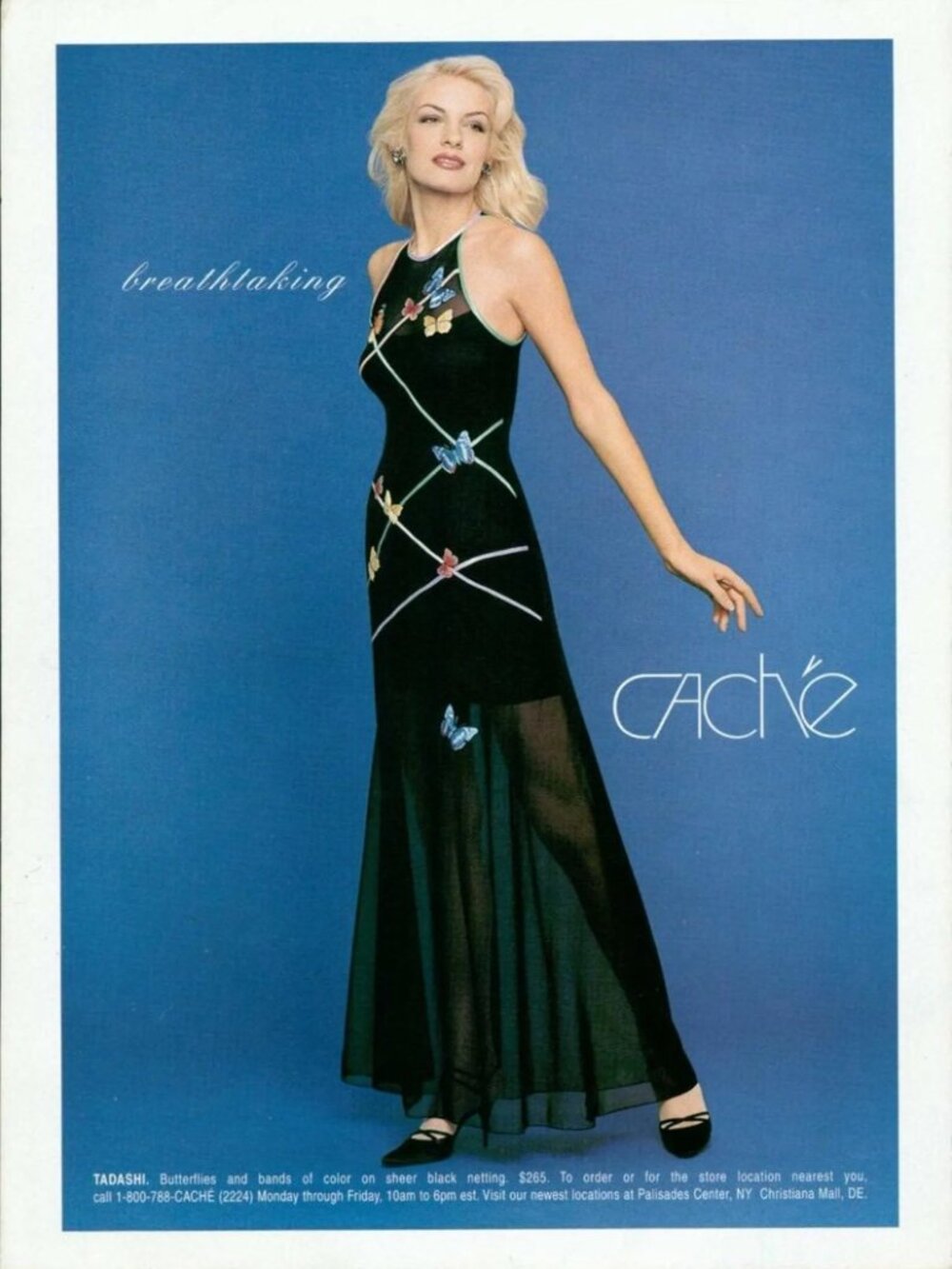 ✨ Rare 1998 Tadashi for Caché Evening Dress ✨